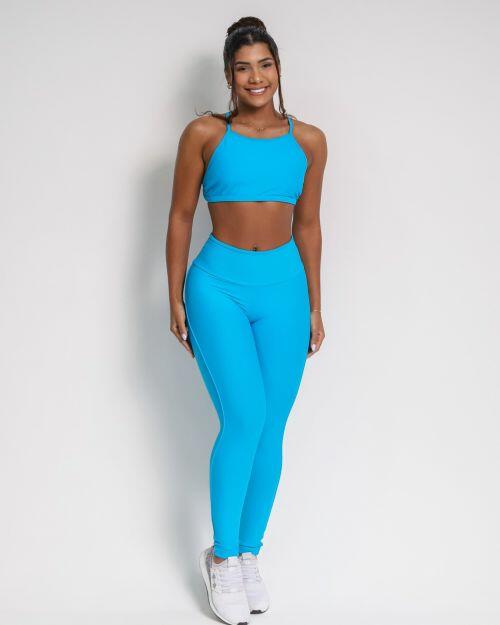 Conjunto Cal�a Legging Empina Vivo C�s Reto Light + Top Paula