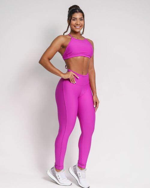 Conjunto Cal�a Legging Empina Vivo C�s Reto Light + Top Paula