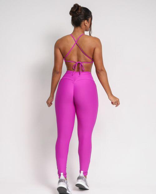 Conjunto Cal�a Legging Empina Vivo C�s Reto Light + Top Paula
