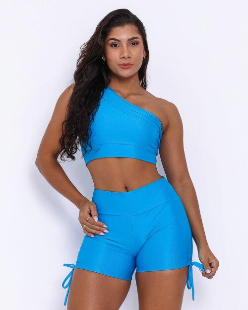 Conjunto Short Cross Compress�o + Top Paloma