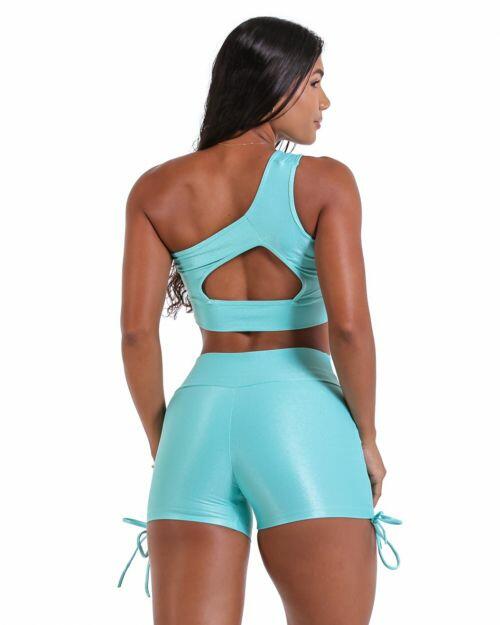 Conjunto Short Cross Compress�o + Top Paloma