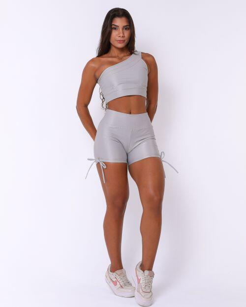 Conjunto Short Cross Compress�o + Top Paloma