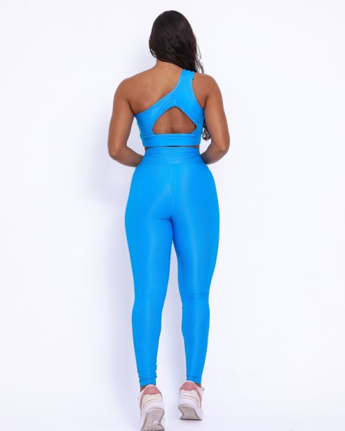 Conjunto Cal�a Legging B�sica Compress�o + Top Paloma
