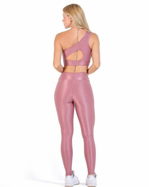 Conjunto Cal�a Legging B�sica Compress�o + Top Paloma