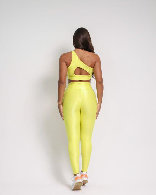 Conjunto Cal�a Legging B�sica Compress�o + Top Paloma
