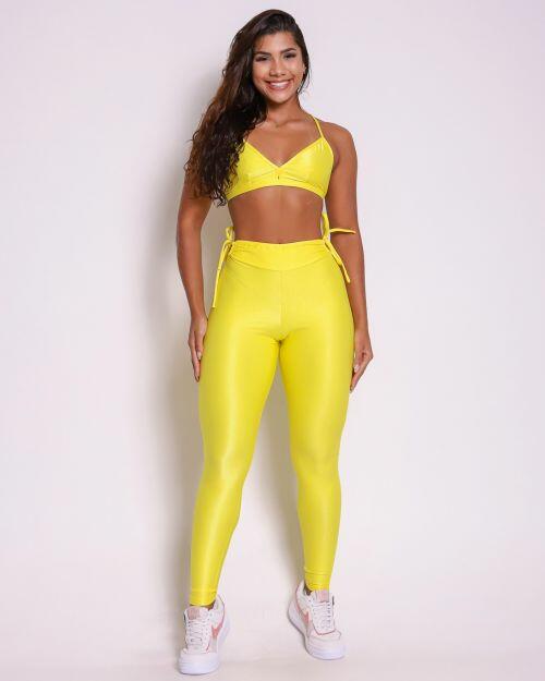Conjunto Calça Empina Ajuste Compressão + Top Rafa