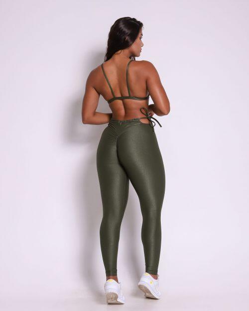 Conjunto Calça Empina Ajuste Compressão + Top Rafa