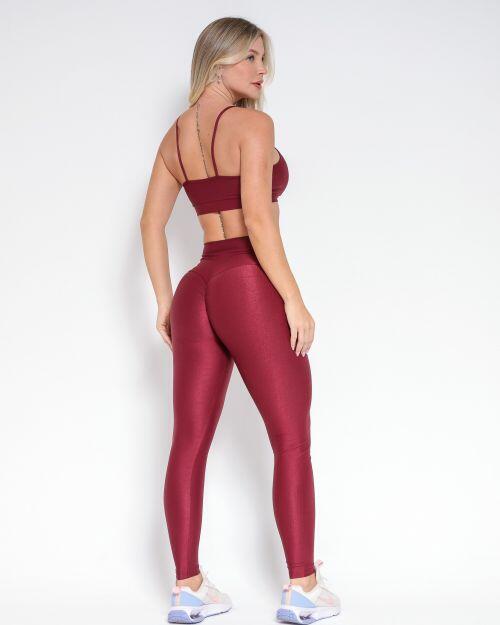 Conjunto Calça Empina Slim Compressão + Top Elisa