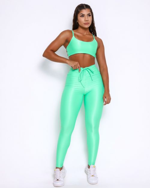 Conjunto Calça Empina Ajuste Compressão + Top Aline