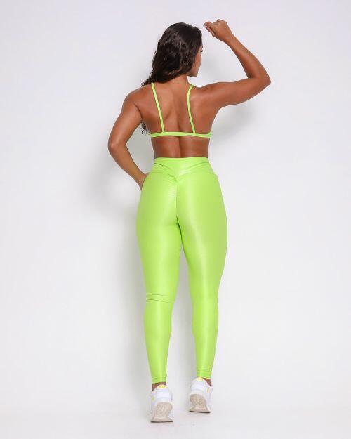 Conjunto Calça Legging Empina Compressão + Top Rafa
