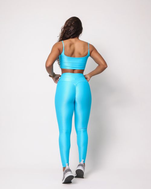 Conjunto Calça Legging Empina Compressão + Top Bruna