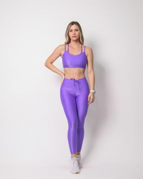 Conjunto Calça Legging Empina Compressão + Top Lari