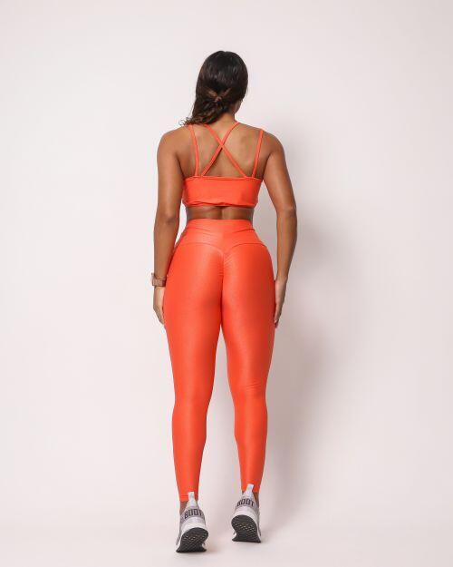 Conjunto Calça Legging Empina Compressão + Top Lari
