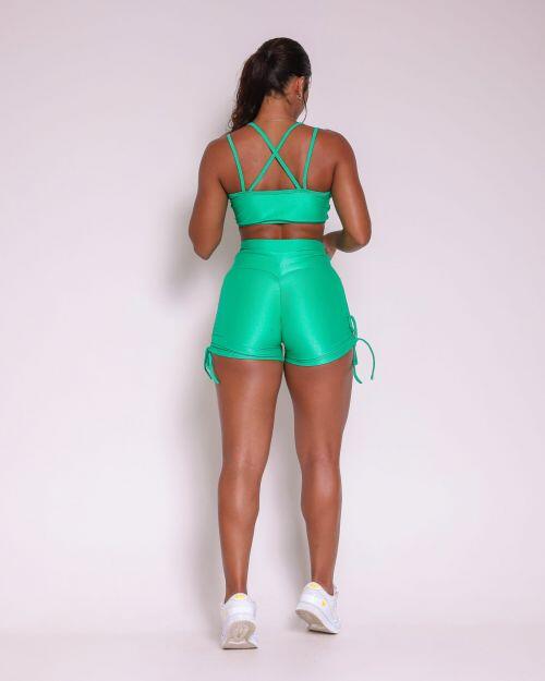 Conjunto Short Empina Cross Compressão + Top Lari