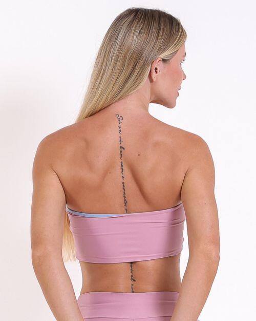 Top Faixa Dupla Face Light Bicolor