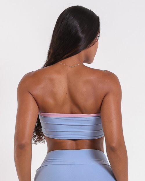 Top Faixa Dupla Face Light Bicolor
