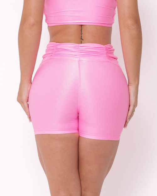 Short Básico Cós Franzido Compressão