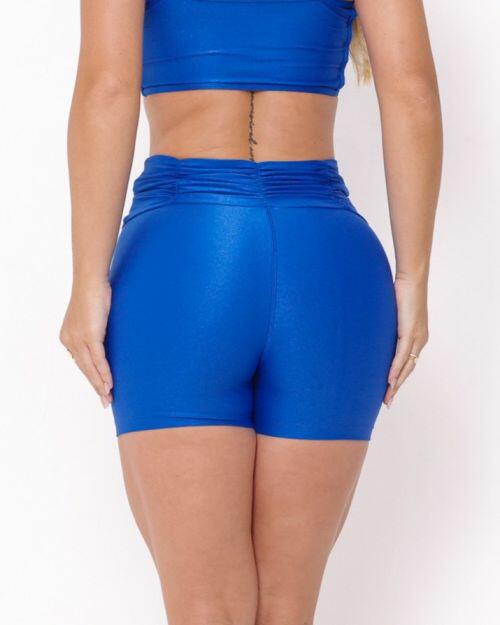 Short Básico Cós Franzido Compressão