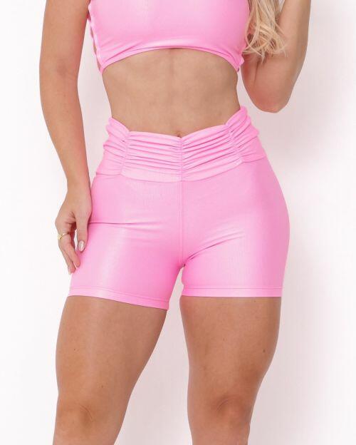 Short Básico Cós Franzido Compressão
