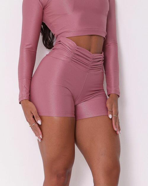 Short Básico Cós Franzido Compressão