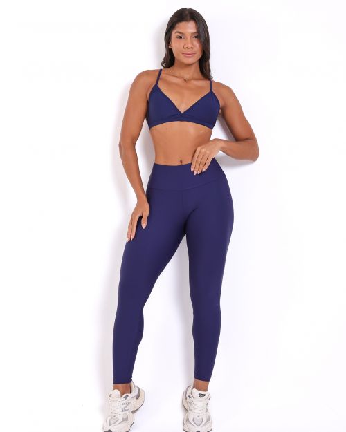 Conjunto Cal�a Legging B�sica Light + Top Rafa