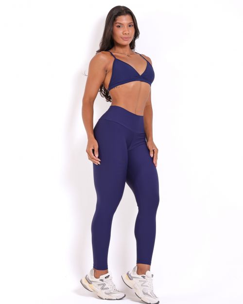 Conjunto Cal�a Legging B�sica Light + Top Rafa