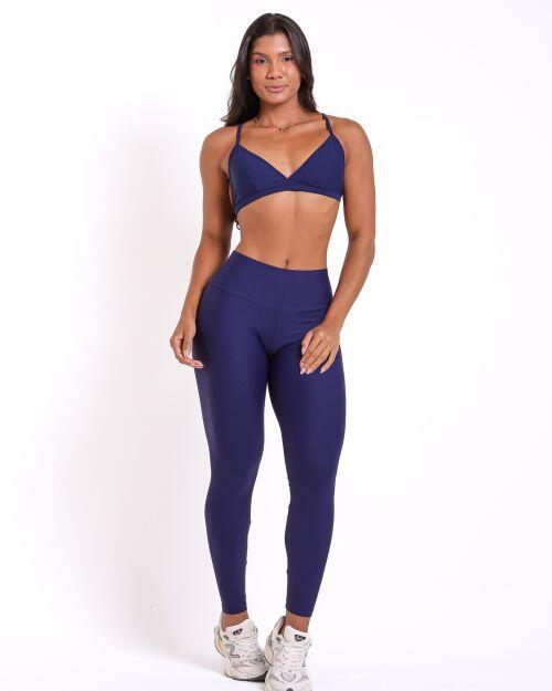 Conjunto Cal�a Legging B�sica Light + Top Rafa