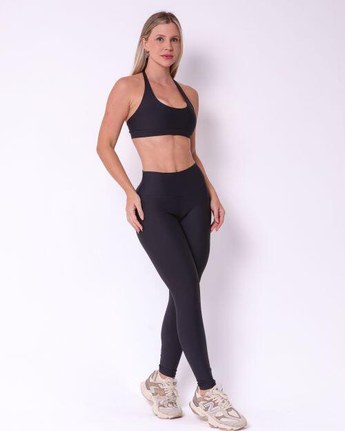 Conjunto Calça Legging Básica Light + Top Jhully