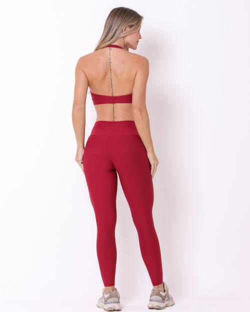 Conjunto Calça Legging Básica Light + Top Jhully