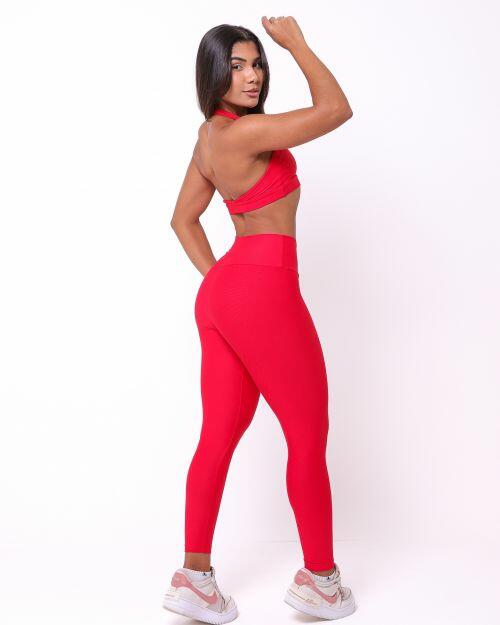 Conjunto Calça Legging Básica Light + Top Jhully