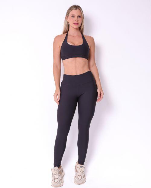 Conjunto Calça Legging Básica Light + Top Jhully