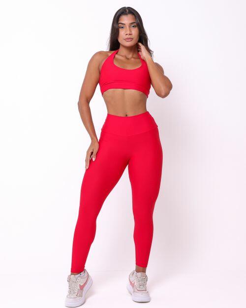 Conjunto Calça Legging Básica Light + Top Jhully