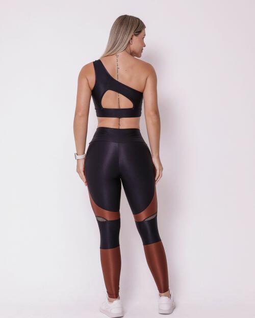 Conjunto Calça Legging Ana Compressão + Top Paloma
