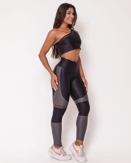 Conjunto Calça Legging Ana Compressão + Top Paloma