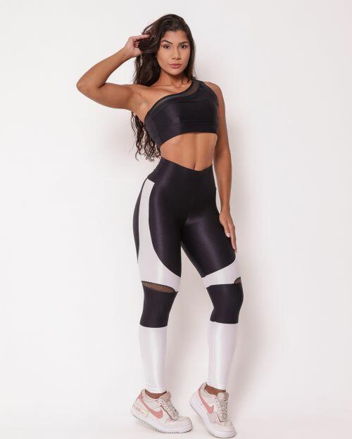 Conjunto Calça Legging Ana Compressão + Top Paloma