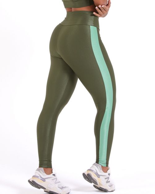 Calça Legging Balance Compressão Bicolor