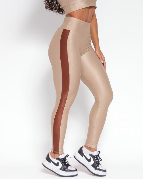 Calça Legging Balance Compressão Bicolor