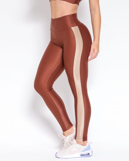 Calça Legging Balance Compressão Bicolor