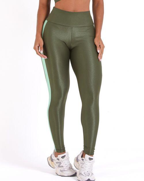 Calça Legging Balance Compressão Bicolor