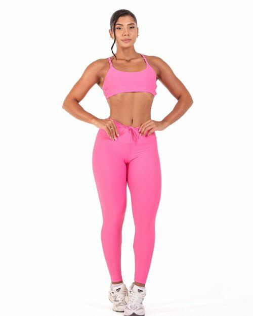 Conjunto Calça Legging Empina Light + Top Aline