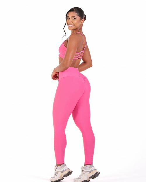 Conjunto Calça Legging Empina Light + Top Aline