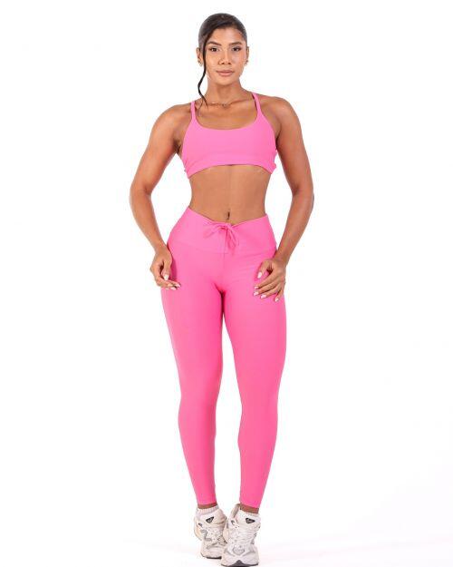 Conjunto Calça Legging Empina Light + Top Aline