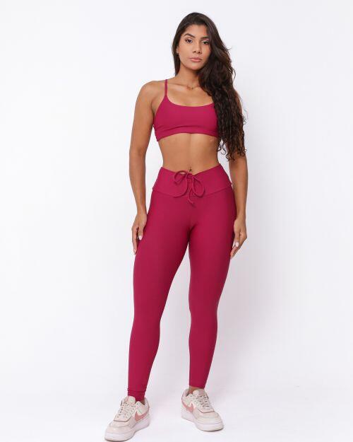 Conjunto Calça Legging Empina Light + Top Aline