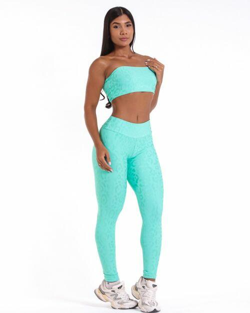 Conjunto Cal�a B�sica New On�a Fit + Top Faixa