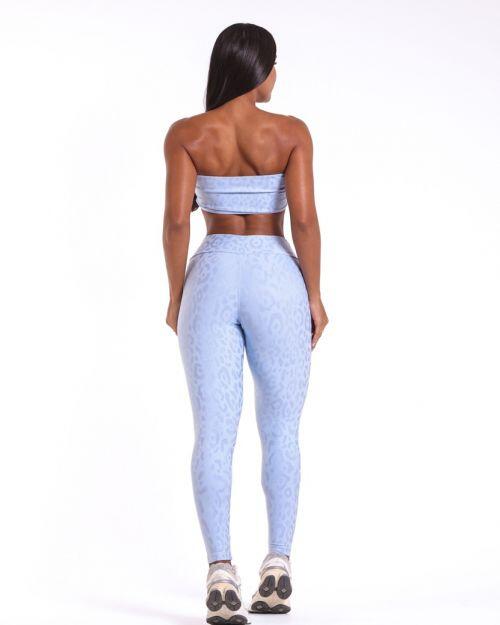Conjunto Calça Básica New Onça Fit + Top Faixa
