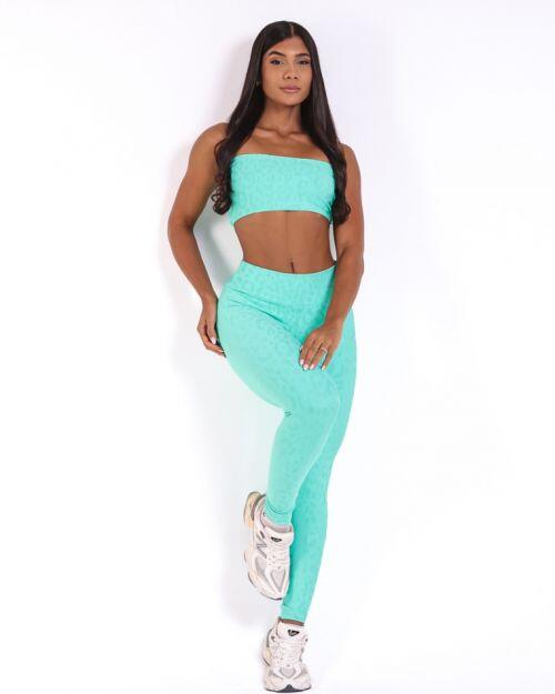 Conjunto Cal�a B�sica New On�a Fit + Top Faixa