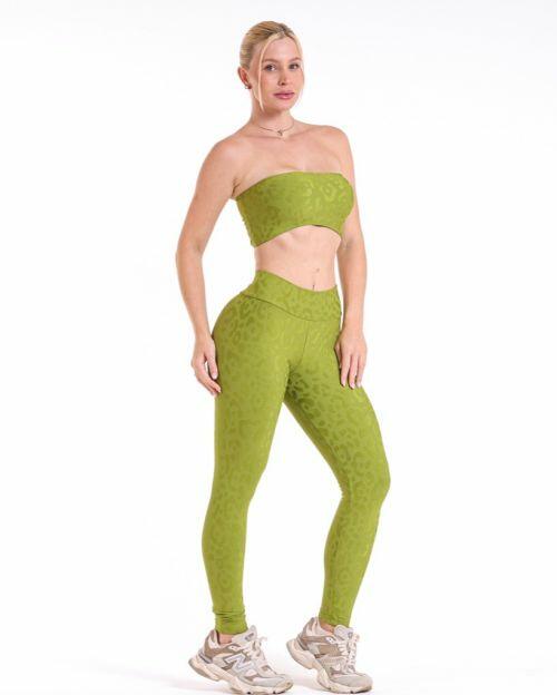 Conjunto Cal�a B�sica New On�a Fit + Top Faixa