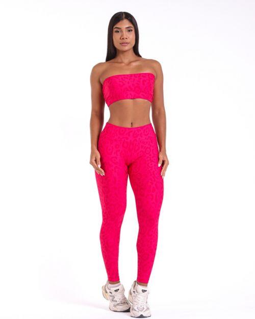 Conjunto Cal�a B�sica New On�a Fit + Top Faixa