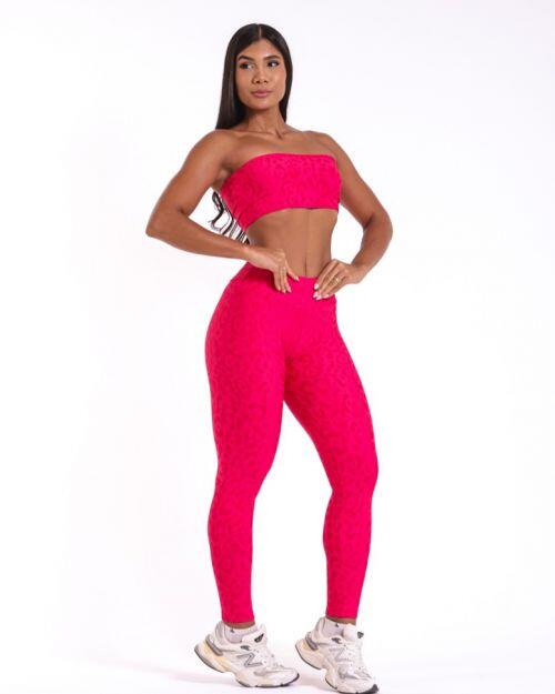 Conjunto Cal�a B�sica New On�a Fit + Top Faixa