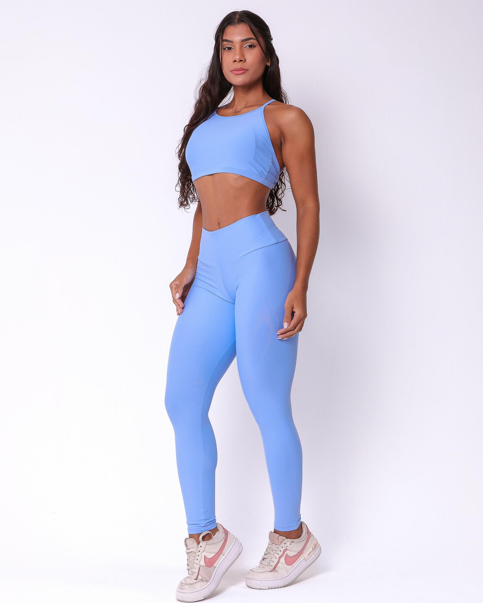Conjunto Calça Legging Básica Light + Top Paula